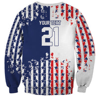 2026 Rugby Nations Series Custom United States Sweatshirt Red Star And Stripes Pattern