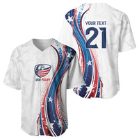 2026 Rugby Nations Series Custom United States Baseball Jersey Bald Eagle Heritage