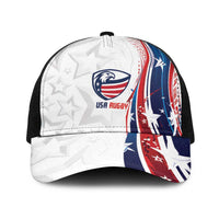 2026 Rugby Nations Series United States Baseball Net Cap Bald Eagle Heritage