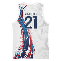 2026 Rugby Nations Series Custom United States Basketball Jersey Bald Eagle Heritage