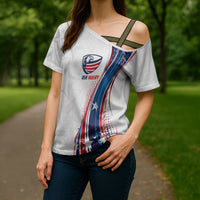 2026 Rugby Nations Series Custom United States Cross Shoulder Shirt Bald Eagle Heritage