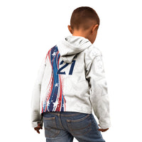 2026 Rugby Nations Series Custom United States Kid Hoodie Bald Eagle Heritage