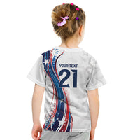 2026 Rugby Nations Series Custom United States Kid T Shirt Bald Eagle Heritage