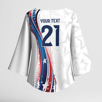 2026 Rugby Nations Series Custom United States Kimono Sleeve Blouse Bald Eagle Heritage