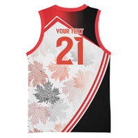 2026 Rugby Nations Series Custom Canada Basketball Jersey Les Rouges Maple Leaf