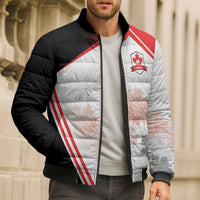 2026 Rugby Nations Series Custom Canada Bomber Puffer Jacket Les Rouges Maple Leaf