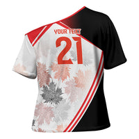 2026 Rugby Nations Series Custom Canada Cross Shoulder Shirt Les Rouges Maple Leaf