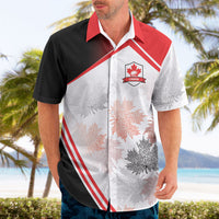 2026 Rugby Nations Series Custom Canada Hawaiian Shirt Les Rouges Maple Leaf