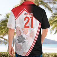 2026 Rugby Nations Series Custom Canada Hawaiian Shirt Les Rouges Maple Leaf