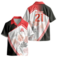 2026 Rugby Nations Series Custom Canada Kid Hawaiian Shirt Les Rouges Maple Leaf