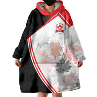 2026 Rugby Nations Series Custom Canada Wearable Blanket Hoodie Les Rouges Maple Leaf