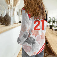 2026 Rugby Nations Series Custom Canada Women Casual Shirt Les Rouges Maple Leaf