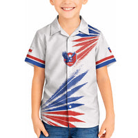 2026 Rugby Nations Series Custom Chile Hawaiian Shirt Los Condores Eagle Bold Stripes Pride
