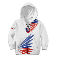2026 Rugby Nations Series Custom Chile Kid Hoodie Los Condores Eagle Bold Stripes Pride
