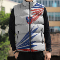 2026 Rugby Nations Series Custom Chile Sleeveless Puffer Jacket Los Condores Eagle Bold Stripes Pride