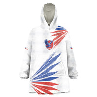 2026 Rugby Nations Series Custom Chile Wearable Blanket Hoodie Los Condores Eagle Bold Stripes Pride