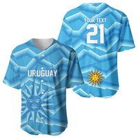 2026 Rugby Nations Series Custom Uruguay Baseball Jersey Los Teros Sun Of May