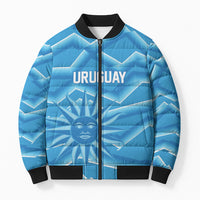2026 Rugby Nations Series Custom Uruguay Bomber Puffer Jacket Los Teros Sun Of May