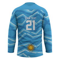2026 Rugby Nations Series Custom Uruguay Hockey Jersey Los Teros Sun Of May