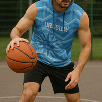 2026 Rugby Nations Series Custom Uruguay Sleeveless Hoodie Los Teros Sun Of May