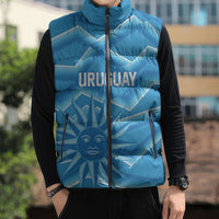 2026 Rugby Nations Series Custom Uruguay Sleeveless Puffer Jacket Los Teros Sun Of May