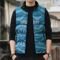 2026 Rugby Nations Series Custom Uruguay Sleeveless Puffer Jacket Los Teros Sun Of May