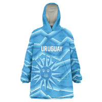 2026 Rugby Nations Series Custom Uruguay Wearable Blanket Hoodie Los Teros Sun Of May