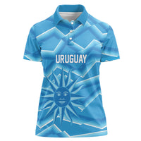 2026 Rugby Nations Series Custom Uruguay Women Polo Shirt Los Teros Sun Of May