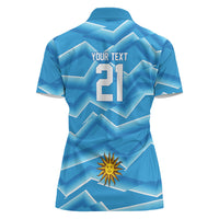 2026 Rugby Nations Series Custom Uruguay Women Polo Shirt Los Teros Sun Of May