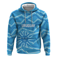 2026 Rugby Nations Series Custom Uruguay Zip Hoodie Los Teros Sun Of May