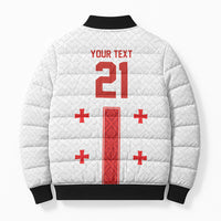 2026 Rugby Nations Series Custom Georgia Bomber Puffer Jacket Lelo Warriors