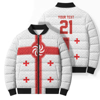 2026 Rugby Nations Series Custom Georgia Bomber Puffer Jacket Lelo Warriors