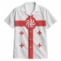 2026 Rugby Nations Series Custom Georgia Hawaiian Shirt Lelo Warriors