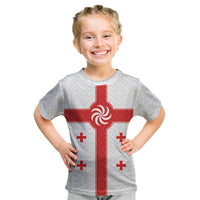 2026 Rugby Nations Series Custom Georgia Kid T Shirt Lelo Warriors