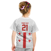 2026 Rugby Nations Series Custom Georgia Kid T Shirt Lelo Warriors
