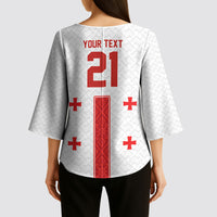 2026 Rugby Nations Series Custom Georgia Kimono Sleeve Blouse Lelo Warriors