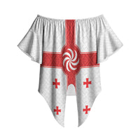 2026 Rugby Nations Series Custom Georgia Off Shoulder Wrap Waist Top Lelo Warriors
