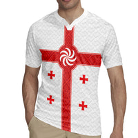 2026 Rugby Nations Series Custom Georgia Rugby Jersey Lelo Warriors