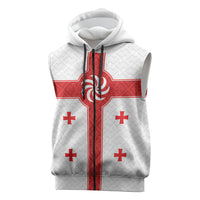 2026 Rugby Nations Series Custom Georgia Sleeveless Zip Hoodie Lelo Warriors