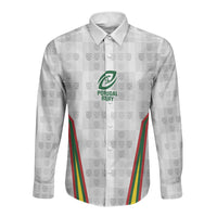 2026 Rugby Nations Series Custom Portugal Long Sleeve Button Shirt Atlantic XV Pride