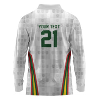 2026 Rugby Nations Series Custom Portugal Long Sleeve Polo Shirt Atlantic XV Pride
