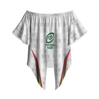 2026 Rugby Nations Series Custom Portugal Off Shoulder Wrap Waist Top Atlantic XV Pride