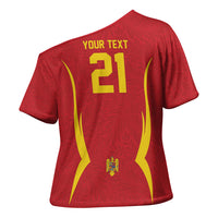 2026 Rugby Nations Series Custom Romania Cross Shoulder Shirt Stejarii Oaks Carpathian Pattern