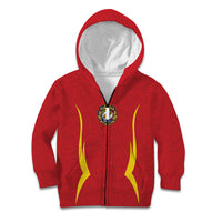 2026 Rugby Nations Series Custom Romania Kid Hoodie Stejarii Oaks Carpathian Pattern
