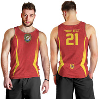 2026 Rugby Nations Series Custom Romania Men Tank Top Stejarii Oaks Carpathian Pattern