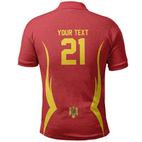 2026 Rugby Nations Series Custom Romania Polo Shirt Stejarii Oaks Carpathian Pattern