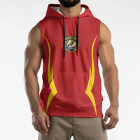 2026 Rugby Nations Series Custom Romania Sleeveless Hoodie Stejarii Oaks Carpathian Pattern
