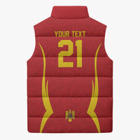 2026 Rugby Nations Series Custom Romania Sleeveless Puffer Jacket Stejarii Oaks Carpathian Pattern
