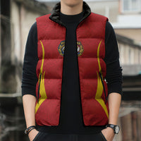 2026 Rugby Nations Series Custom Romania Sleeveless Puffer Jacket Stejarii Oaks Carpathian Pattern