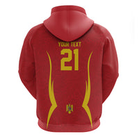 2026 Rugby Nations Series Custom Romania Zip Hoodie Stejarii Oaks Carpathian Pattern